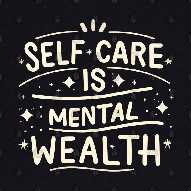 Self care is mental wealth by NomiCrafts